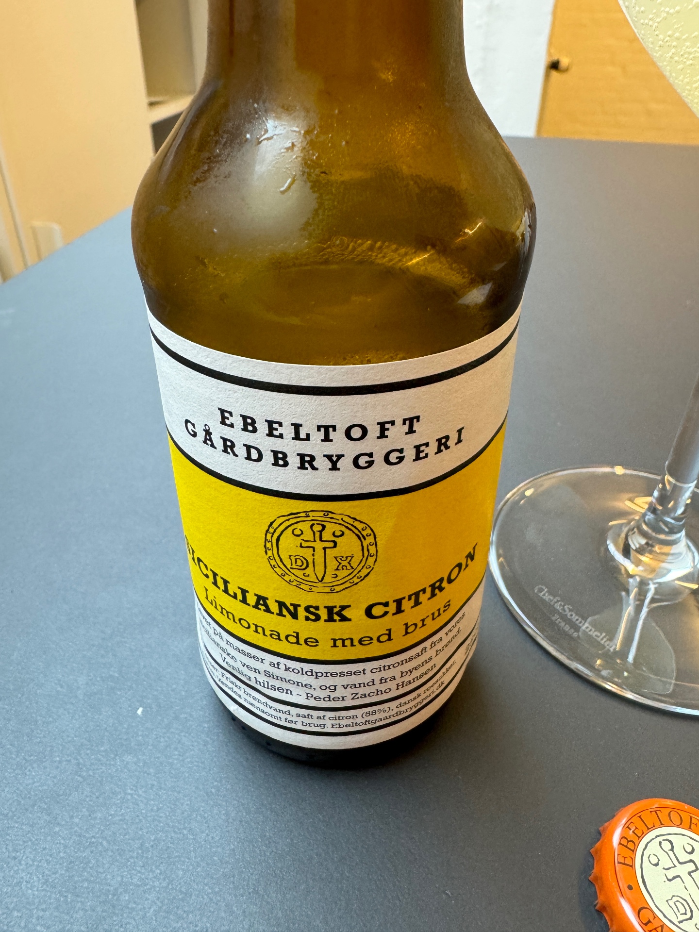 Siciliansk Citron Limonade med brus